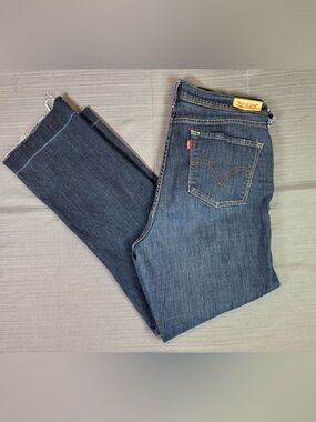 Levi’s 512 Shaping Slim Jeans Women’s 12 W31 L32 Dark Wash Stretch Denim